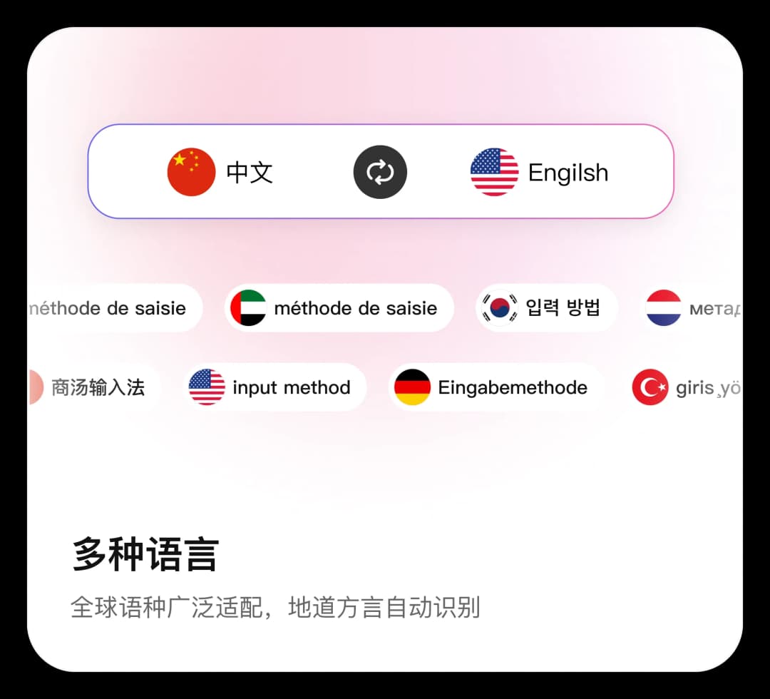 多种语言